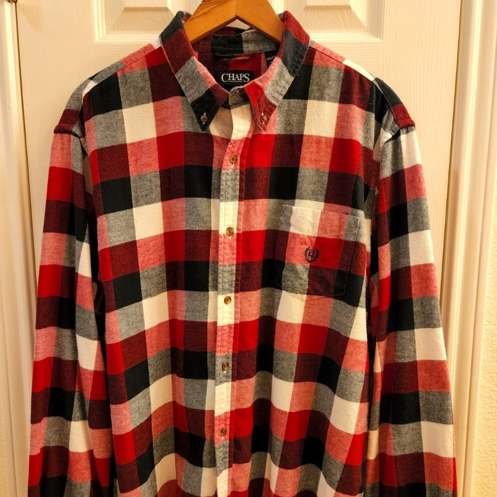Chaps Ralph Lauren men's flannel shirt - size XXL